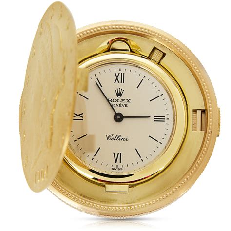 rolex pocket watches for sale|rolex cellini coin watch price.